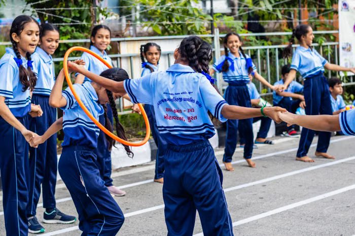 Outdoor school event